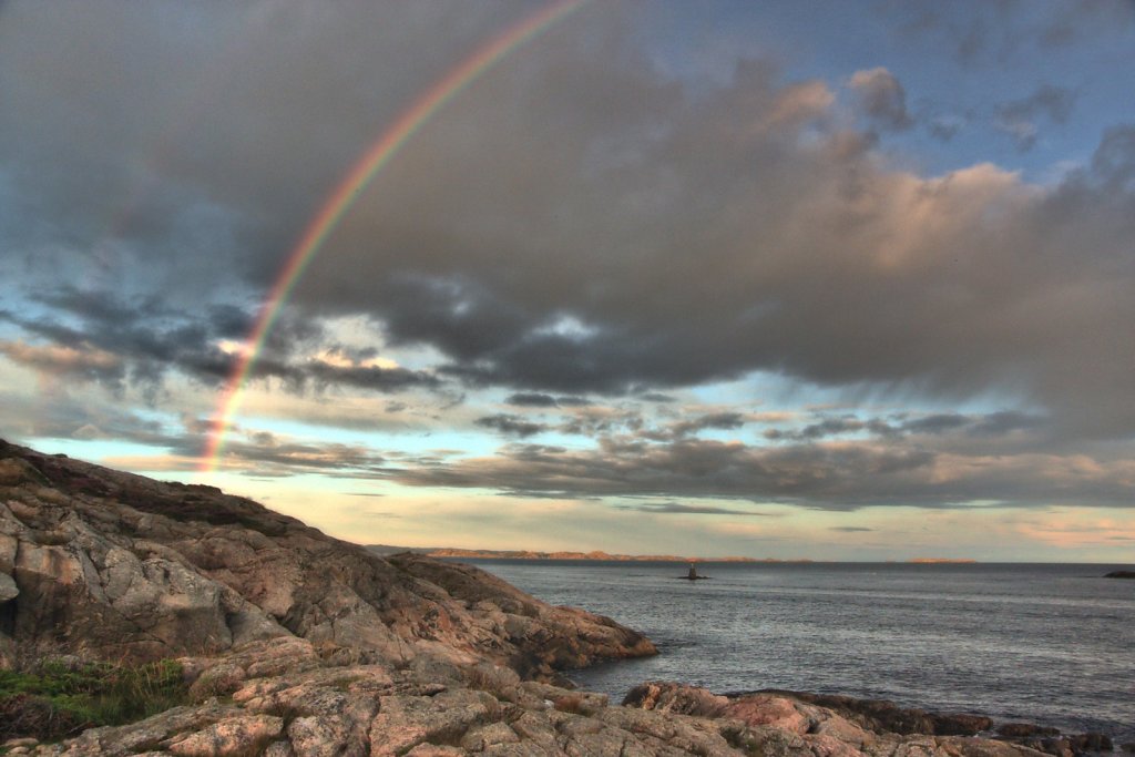 Regenbogen am Kap Lindesnes